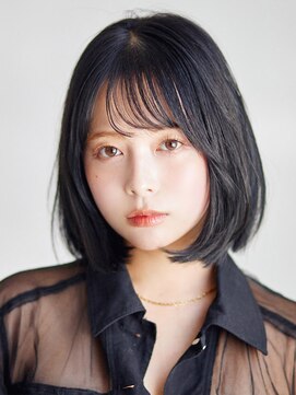 ラフィス ヘアー リノ 三宮店(La fith hair lino) 【La fith】ブルージュ×丸みボブ