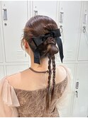 結婚式お呼ばれ/カチモリヘア