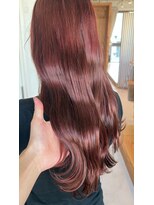 コノカ 北浜(KONOKA)&nbsp;ブリーチなしボルドーカラー