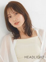 アーサス ヘアー デザイン 上野店(Ursus hair Design by HEADLIGHT)&nbsp;くびれ顔似合わせミディアムハッシュカットレイヤー韓国顔周り