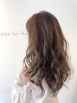 デザインフォーヘアー(De:sign for Hair) 【ブリーチなし】外国人風ベージュグラデーションカラー