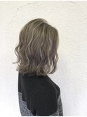 グレージュハイライト