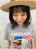 グランジデザインカラーボブ
