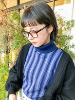 フルール(hair place Fleur)&nbsp;眉上前髪× ボブルフ