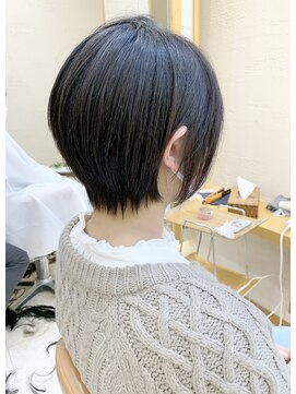 モリオ フロム ロンドン サッポロファクトリー店(morio FROM LONDON) 【morio札幌】2021年髪型大人かわいい黒髪ショート