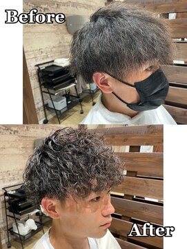 ヨシザワインク プレミアム 横浜 桜木町店(YOSHIZAWA Inc. PREMIUM) 【ヨシザワ横浜】ビフォーアフター波打ちスパイラルマッシュ