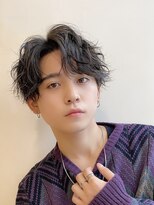 バイフィフス 原宿/表参道(by fifth)&nbsp;波巻きツイストスパイラルパーマツーブロック刈り上げ