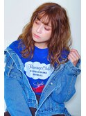 ペールベージュセクションカラーグラデーションカラー外ハネボブ