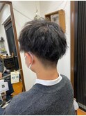 大人ビジネス学生ナチュラル刈上げメンズカット黒髪暗髪20代30代