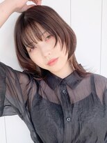 アルバム 池袋(ALBUM)&nbsp;ミディアムウルフスタイル_チェリーブラウン_69318