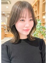 ルエ(rue) ★ヘルシースタイルふんわりカールくびれヘアショコラアッシュ