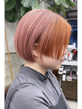 ザ デイ(THE DAY) ピンクとオレンジのバイカラー【ハイトーンカラー】