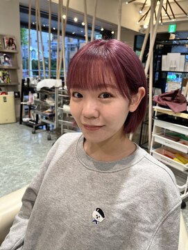 メゾンドボーテ 箕面店(MAISON DE BEAUTE) ピンクボブ