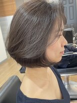 ラック 津田沼(LUCK)&nbsp;LUCK津田沼タンバルモリ/グレーベージュ/レイヤー/前髪パーマ