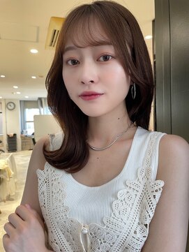 アイヴィー(IVY) 流れる前髪大人かわいいくびれヘア【肥田亜沙美】