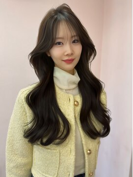 ボタン シブヤ(VOTAN SHIBUYA) 韓国ヘア/顔まわりカット/くびれヘア/前髪あり