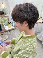 ロミー 本厚木(ROMMY.)&nbsp;大人可愛いショートパーママッシュパーマ耳掛けショート