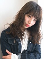 ピリナ ルミ 新潟中央(pilina lumi)&nbsp;ナチュラル×オン眉☆ゆるふわフェアリーセミロング