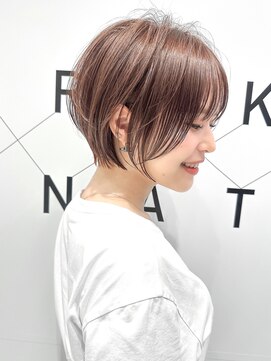 ハルキミナト ジャパン ヨコハマ(HARUKI MINATO japan YOKOHAMA) 大人可愛い丸みショート/20代30代40代50代