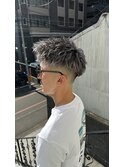 ホワイトメッシュカラー