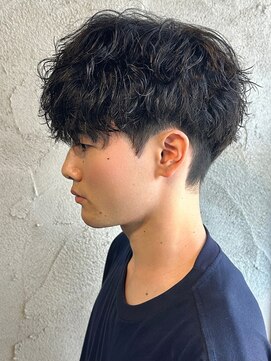 ニアウ 高崎店(Niau) シャドウパーマメンズパーマ韓国風パーマBTS群馬高崎パーマ眉毛