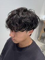 レタッチ バイ フィフス 天神大名(RETOUCH by fifth)&nbsp;シャドウパーマ波巻きスパイラルパーマニュアンスパーマメンズ