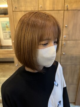 フォレスト ヒル Forest Hill by Genitore ボブスタイルandミルクティーブラウンカラー