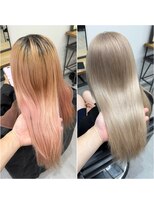 ネクスト 池袋(NEXT) ミルクティー/ロングヘア/ダブルカラー/ハイトーン/池袋