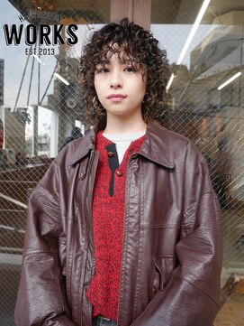 ワークス ヘアデザイン(WORKS HAIR DESIGN) ショートウルフスパイラルパーマ