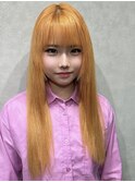 オレンジ/葛西/ブリーチ/ハイライト/髪質改善