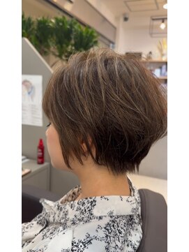 ジエクト ヴィシア(The Ect VIXIA) フェザーショート/細めハイライト/白髪ぼかし