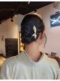 お呼ばれヘア