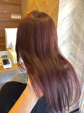 テーラヘアー 東金店(TELA HAIR) レイヤー+レッドカラー
