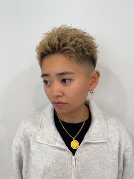 アロア 登戸店(Aloa) フェード×スパイキーショート