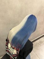 リゲル(rigel) ホワイト×ビビットブルーツートンカラー