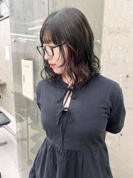 ノエ(noe) ミディアムヘア/デザインカラー/フェイスフレーミング/栄h160