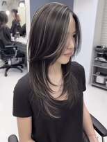 ディモアンド 表参道(Dimo&)&nbsp;レイヤーカット/ホワイトグレージュ/レイヤーカット/ハイライト