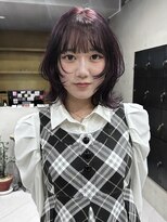 ヘアー アイス ルーチェ(HAIR ICI LUCE) レイヤー/ウルフ/ハッシュカット/ピンクラベンダー/太田