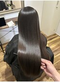 縮毛矯正　髪質改善