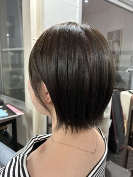 【REJOICE hair】ショートボブのオリーブカラー☆GAMO