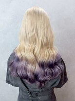 シオン(shion)&nbsp;顔周りレイヤーロングハイトーンブロンド_ba569462