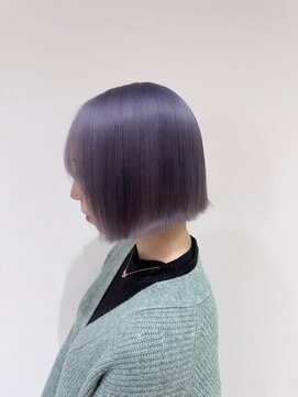 エン 栄店(enne) 大人ガーリー/ダークアッシュ/ミディアムレイヤーカット/栄