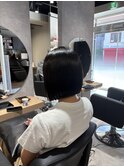 前下がりボブ