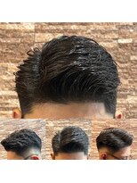 アールドボーテ 理容室(R de Beaute)&nbsp;銀座 七三分け フェザーパーマ