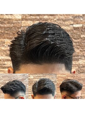 アールドボーテ 理容室(R de Beaute) 銀座 七三分け フェザーパーマ