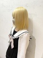 アジールヘア 池袋東口店(agir hair) ブリーチ&ダブルカラー抜きっぱなしブロンド池袋東口