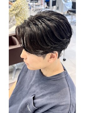 オーシャントーキョー 仙台(OCEAN TOKYO) フェザーショートニュアンスパーマセンターパートツーブロック