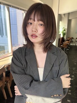 ガーランドギンザ(Garland Ginza) レイヤーボブ ウルフボブ ハッシュボブ ココアグレージュ