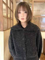 カナン(CANAAN) 小顔 レイヤーウルフ ブラウンベージュ