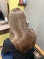 ピンクベルベット(PINKVELVET)&nbsp;水素カラー×絹髪トリートメントのうる艶メニューでツルツルに♪